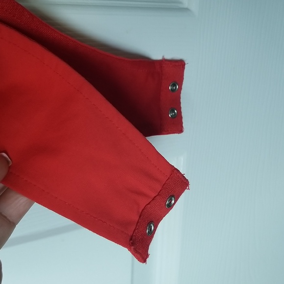 Lulus Womens Red Sleeveless Ruffle Neck Bodysuit Top - Picture 8 of 15